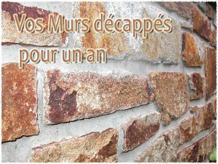 Murs d&eacute;capp&eacute;s